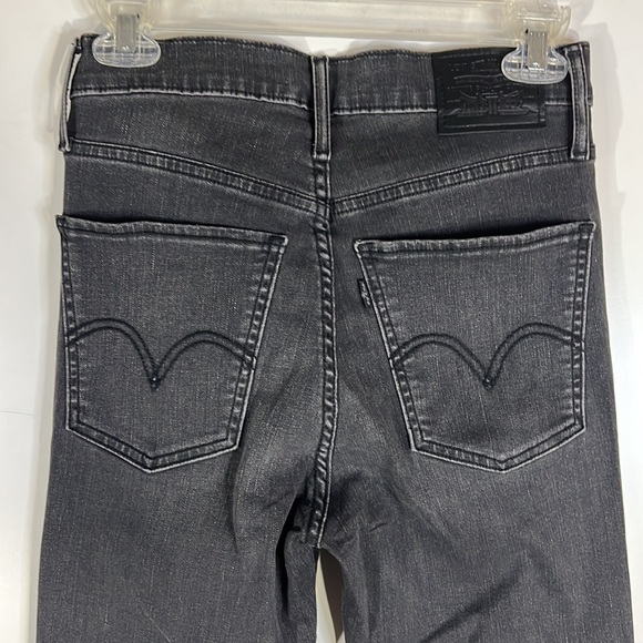 LEVI’S mile high super skinny dark gray studded jeans - Picture 11 of 14